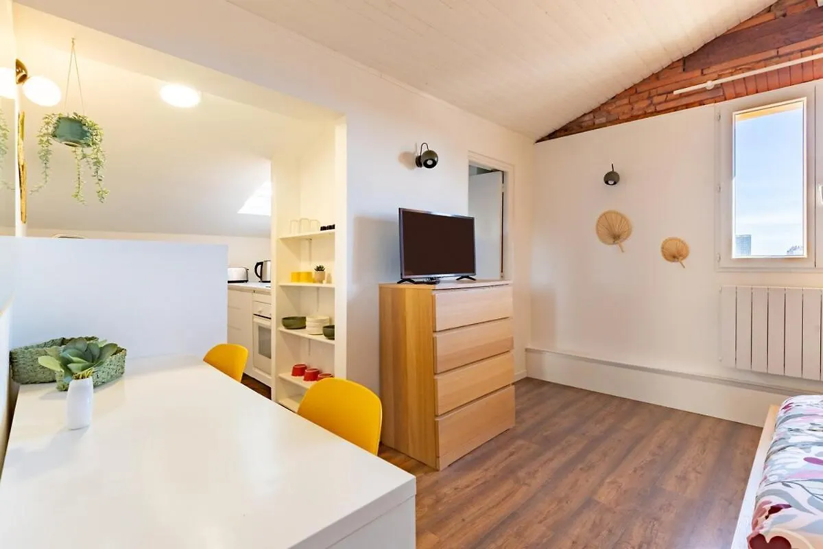 Les Toits De Roquelaine - Bright & Cozy Studio Toulouse Francie